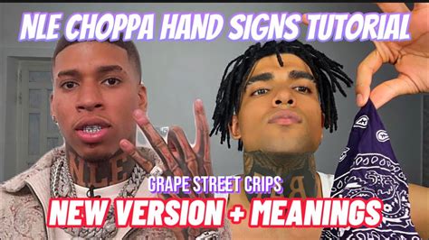 nle secret handshake meaning|NLE Choppa Gang Signs: A Step.
